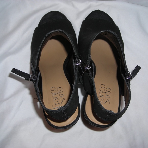 Franco Sarto Knox Black Cutout Bootie  Size 8.5 - Picture 8 of 12